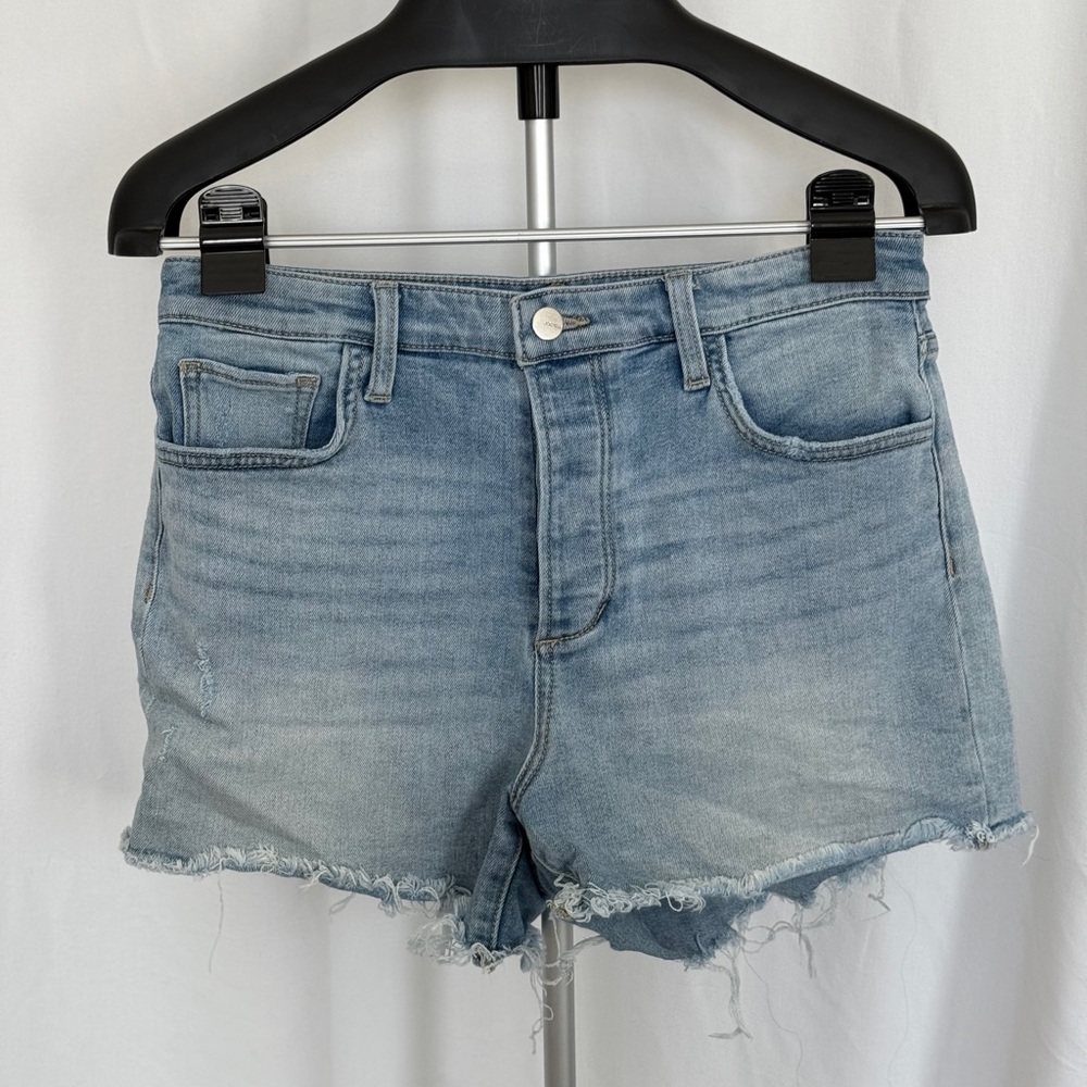 Joe's Jeans Blue High-Waisted Jean Shorts